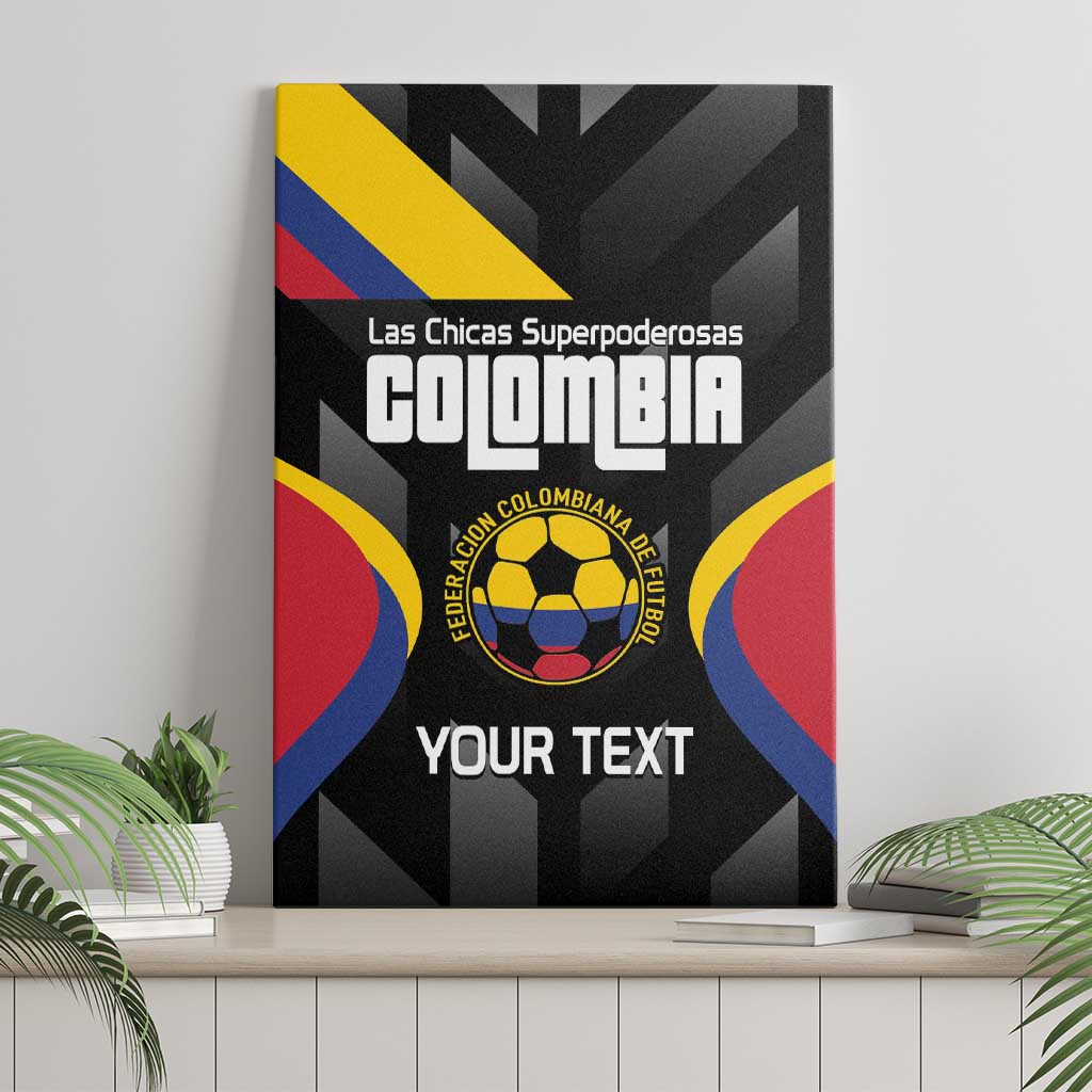 Custom Colombia Football Canvas Wall Art Vamos Las Chicas Superpoderosas - Wonder Print Shop