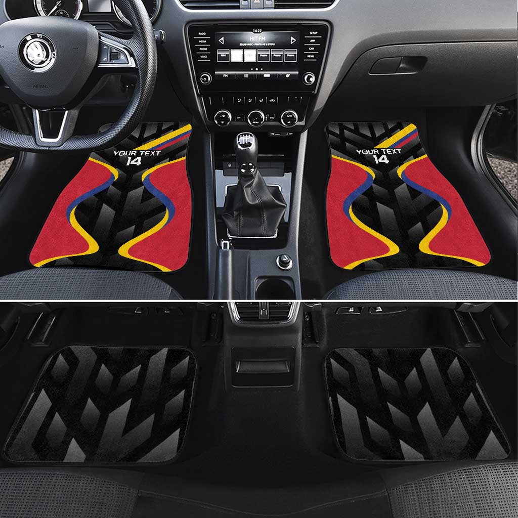 Custom Colombia Football Car Mats Vamos Las Chicas Superpoderosas - Wonder Print Shop