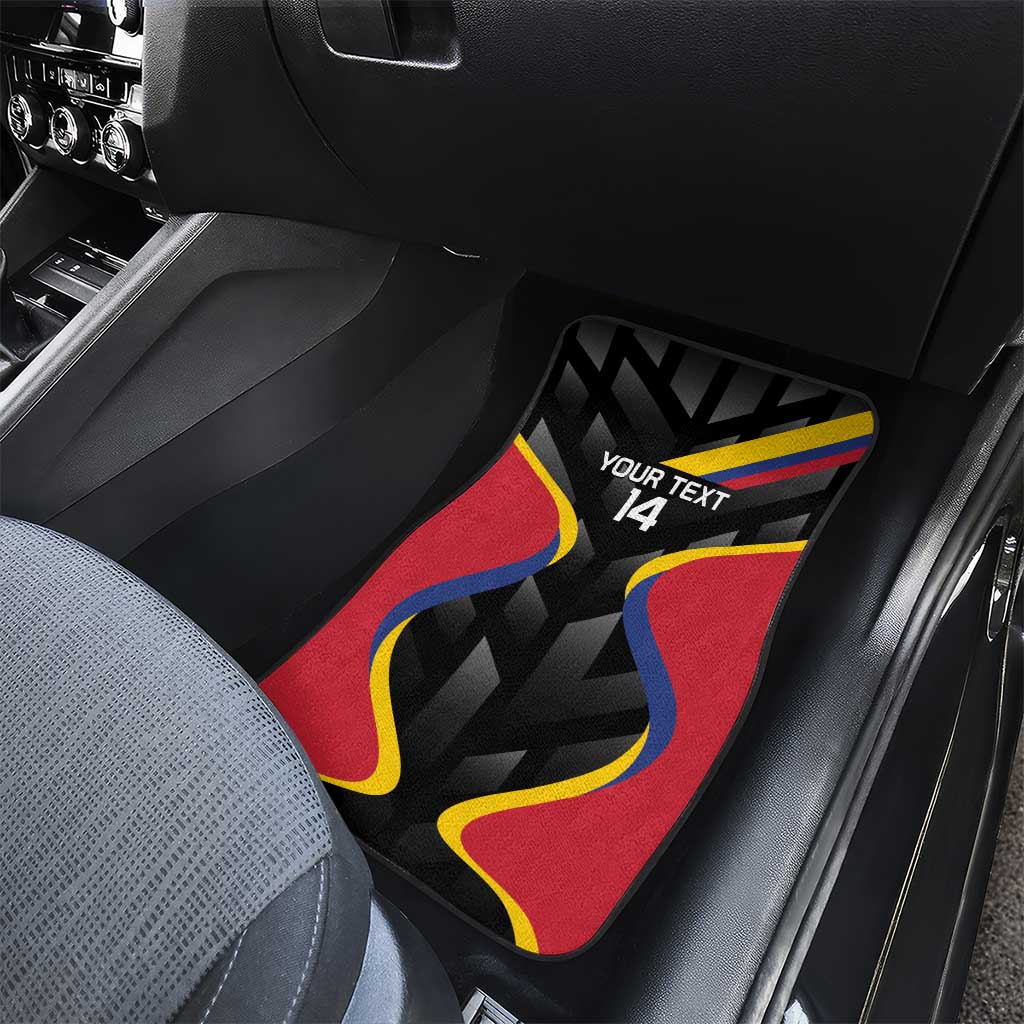 Custom Colombia Football Car Mats Vamos Las Chicas Superpoderosas - Wonder Print Shop