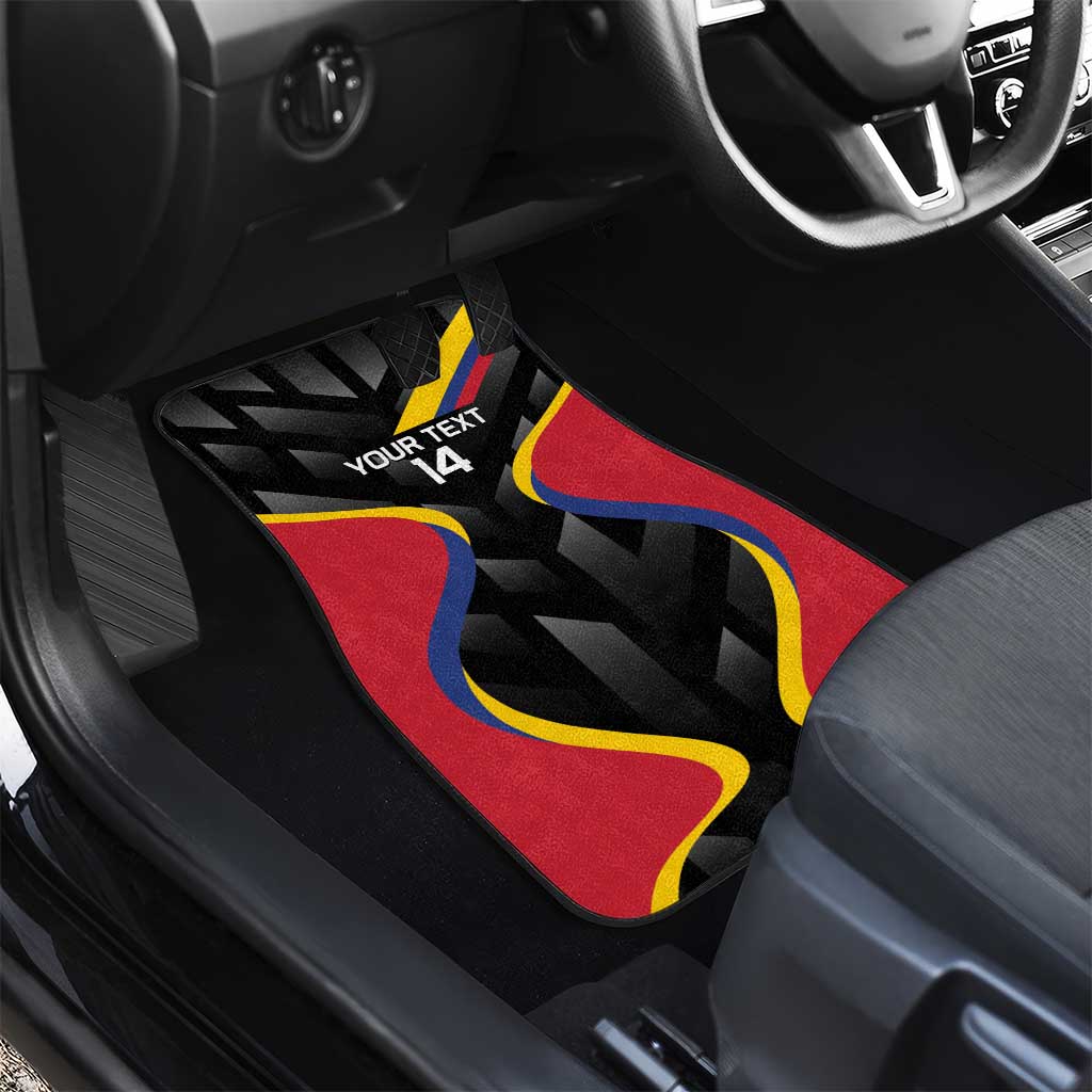 Custom Colombia Football Car Mats Vamos Las Chicas Superpoderosas - Wonder Print Shop