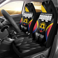 Custom Colombia Football Car Seat Cover Vamos Las Chicas Superpoderosas - Wonder Print Shop