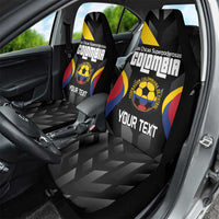 Custom Colombia Football Car Seat Cover Vamos Las Chicas Superpoderosas - Wonder Print Shop