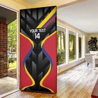 Custom Colombia Football Door Cover Vamos Las Chicas Superpoderosas - Wonder Print Shop