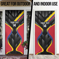 Custom Colombia Football Door Cover Vamos Las Chicas Superpoderosas - Wonder Print Shop