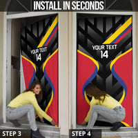 Custom Colombia Football Door Cover Vamos Las Chicas Superpoderosas - Wonder Print Shop