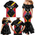 Custom Colombia Football Family Matching Mermaid Dress and Hawaiian Shirt Vamos Las Chicas Superpoderosas - Wonder Print Shop