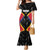 Custom Colombia Football Family Matching Mermaid Dress and Hawaiian Shirt Vamos Las Chicas Superpoderosas - Wonder Print Shop