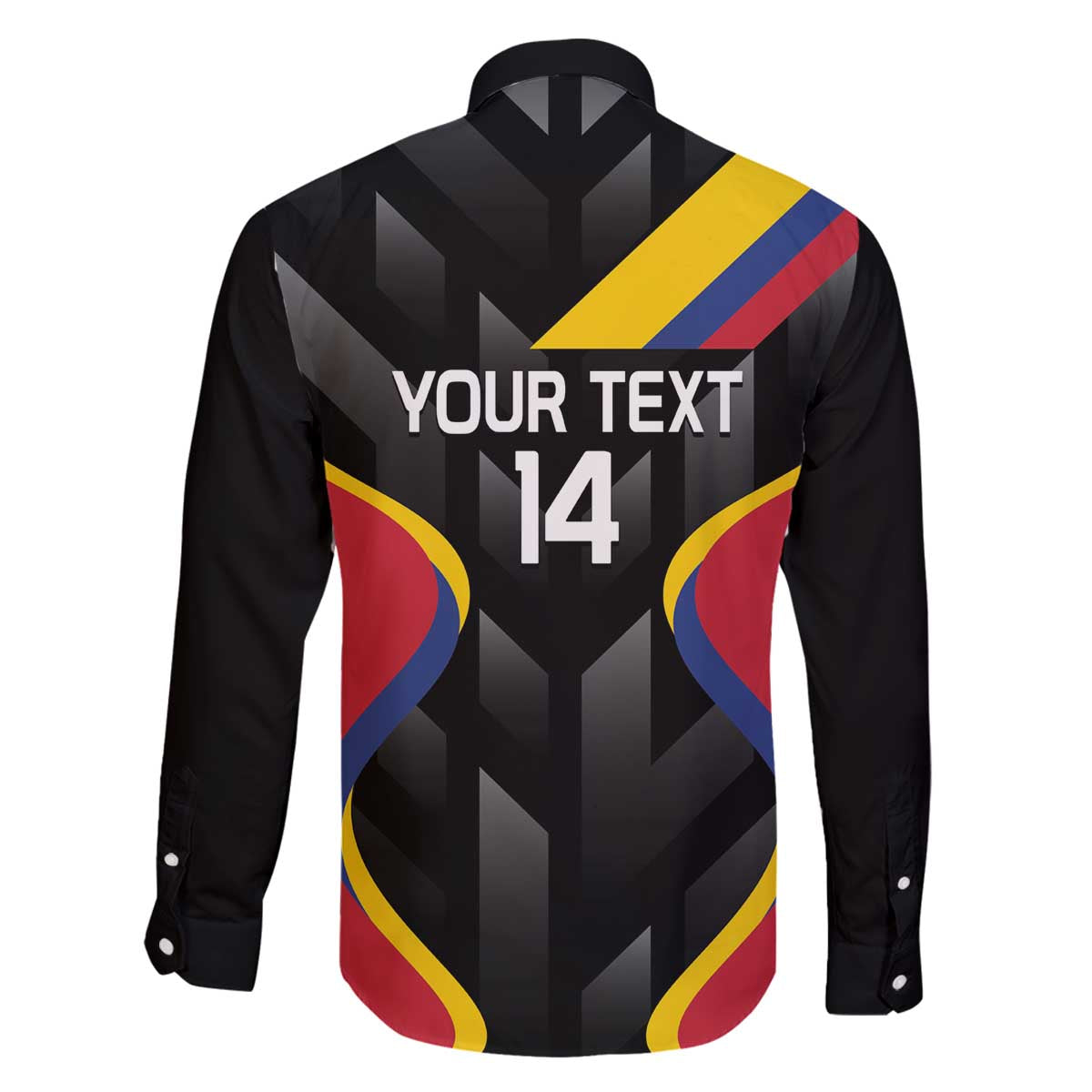 Custom Colombia Football Family Matching Off The Shoulder Long Sleeve Dress and Hawaiian Shirt Vamos Las Chicas Superpoderosas - Wonder Print Shop