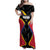 Custom Colombia Football Family Matching Off Shoulder Maxi Dress and Hawaiian Shirt Vamos Las Chicas Superpoderosas - Wonder Print Shop