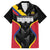 Custom Colombia Football Family Matching Off Shoulder Short Dress and Hawaiian Shirt Vamos Las Chicas Superpoderosas - Wonder Print Shop