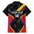 Custom Colombia Football Family Matching Off Shoulder Short Dress and Hawaiian Shirt Vamos Las Chicas Superpoderosas - Wonder Print Shop