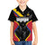 Custom Colombia Football Family Matching Off Shoulder Short Dress and Hawaiian Shirt Vamos Las Chicas Superpoderosas - Wonder Print Shop