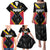 Custom Colombia Football Family Matching Puletasi and Hawaiian Shirt Vamos Las Chicas Superpoderosas - Wonder Print Shop