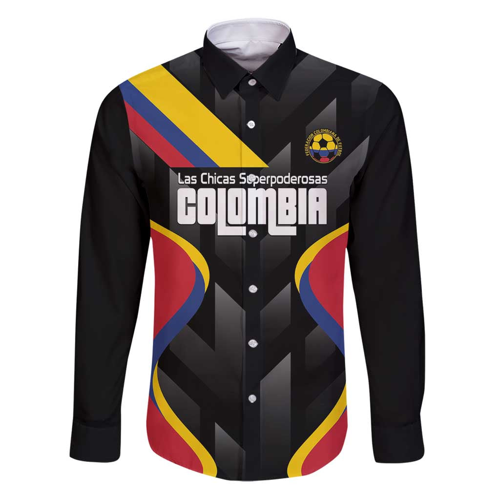 Custom Colombia Football Family Matching Puletasi and Hawaiian Shirt Vamos Las Chicas Superpoderosas - Wonder Print Shop