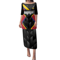 Custom Colombia Football Family Matching Puletasi and Hawaiian Shirt Vamos Las Chicas Superpoderosas - Wonder Print Shop