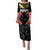 Custom Colombia Football Family Matching Puletasi and Hawaiian Shirt Vamos Las Chicas Superpoderosas - Wonder Print Shop