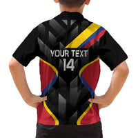 Custom Colombia Football Family Matching Tank Maxi Dress and Hawaiian Shirt Vamos Las Chicas Superpoderosas - Wonder Print Shop