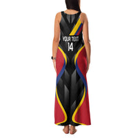 Custom Colombia Football Family Matching Tank Maxi Dress and Hawaiian Shirt Vamos Las Chicas Superpoderosas - Wonder Print Shop