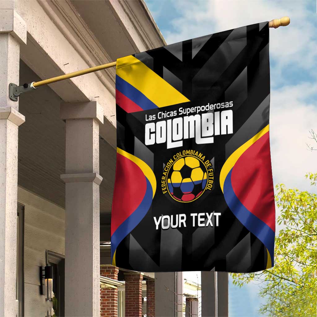Custom Colombia Football Garden Flag Vamos Las Chicas Superpoderosas - Wonder Print Shop
