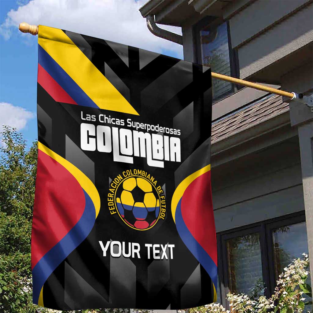 Custom Colombia Football Garden Flag Vamos Las Chicas Superpoderosas - Wonder Print Shop