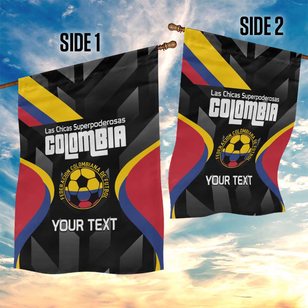 Custom Colombia Football Garden Flag Vamos Las Chicas Superpoderosas - Wonder Print Shop