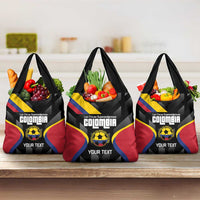 Custom Colombia Football Grocery Bag Vamos Las Chicas Superpoderosas - Wonder Print Shop