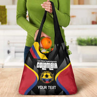 Custom Colombia Football Grocery Bag Vamos Las Chicas Superpoderosas - Wonder Print Shop