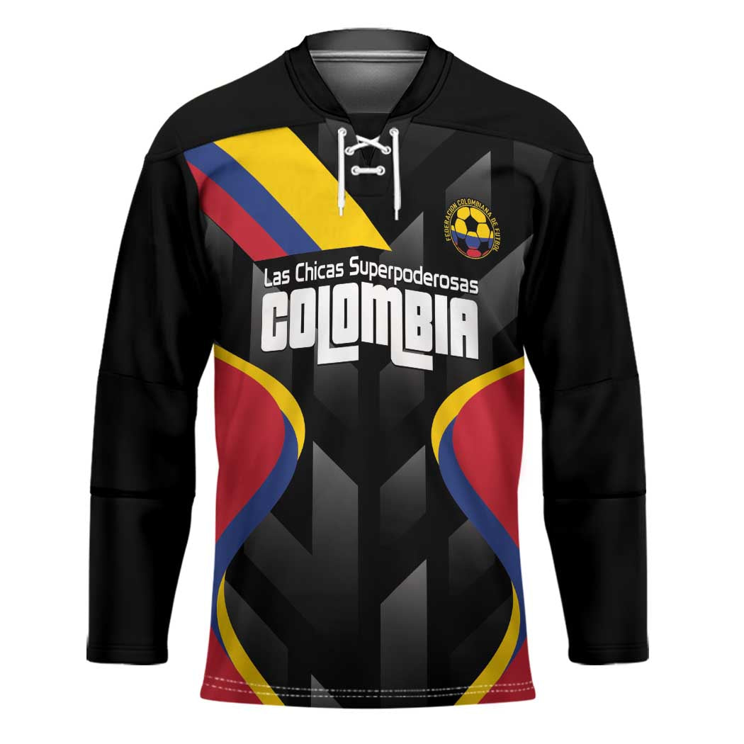 Custom Colombia Football Hockey Jersey Vamos Las Chicas Superpoderosas - Wonder Print Shop