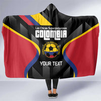 Custom Colombia Football Hooded Blanket Vamos Las Chicas Superpoderosas - Wonder Print Shop