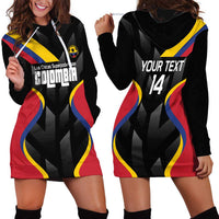 Custom Colombia Football Hoodie Dress Vamos Las Chicas Superpoderosas - Wonder Print Shop