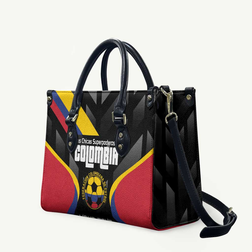 Custom Colombia Football Leather Bag Vamos Las Chicas Superpoderosas - Wonder Print Shop