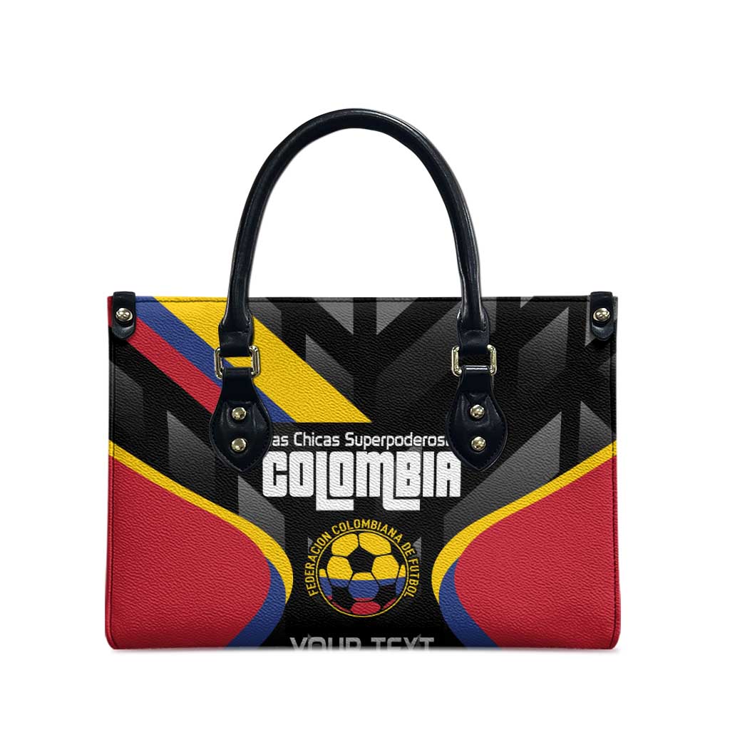Custom Colombia Football Leather Bag Vamos Las Chicas Superpoderosas - Wonder Print Shop