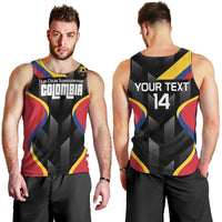 Custom Colombia Football Men Tank Top Vamos Las Chicas Superpoderosas - Wonder Print Shop