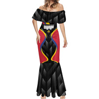 Custom Colombia Football Mermaid Dress Vamos Las Chicas Superpoderosas - Wonder Print Shop