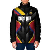 Custom Colombia Football Padded Jacket Vamos Las Chicas Superpoderosas - Wonder Print Shop