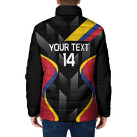 Custom Colombia Football Padded Jacket Vamos Las Chicas Superpoderosas - Wonder Print Shop