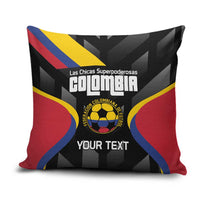 Custom Colombia Football Pillow Cover Vamos Las Chicas Superpoderosas - Wonder Print Shop