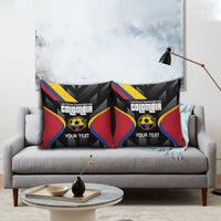 Custom Colombia Football Pillow Cover Vamos Las Chicas Superpoderosas - Wonder Print Shop