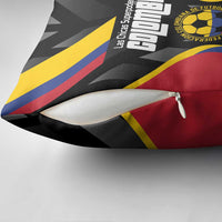Custom Colombia Football Pillow Cover Vamos Las Chicas Superpoderosas - Wonder Print Shop