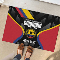 Custom Colombia Football Rubber Doormat Vamos Las Chicas Superpoderosas - Wonder Print Shop