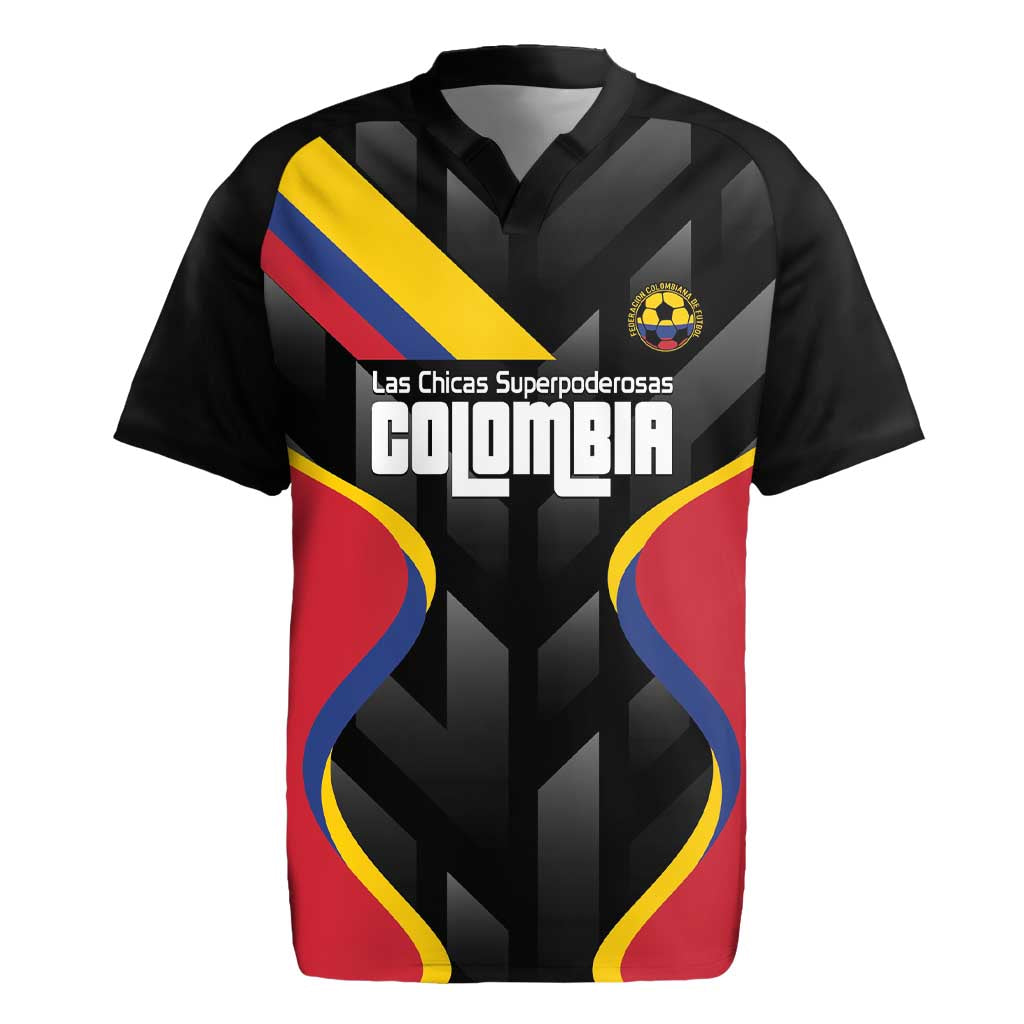 Custom Colombia Football Rugby Jersey Vamos Las Chicas Superpoderosas - Wonder Print Shop