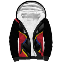 Custom Colombia Football Sherpa Hoodie Vamos Las Chicas Superpoderosas - Wonder Print Shop