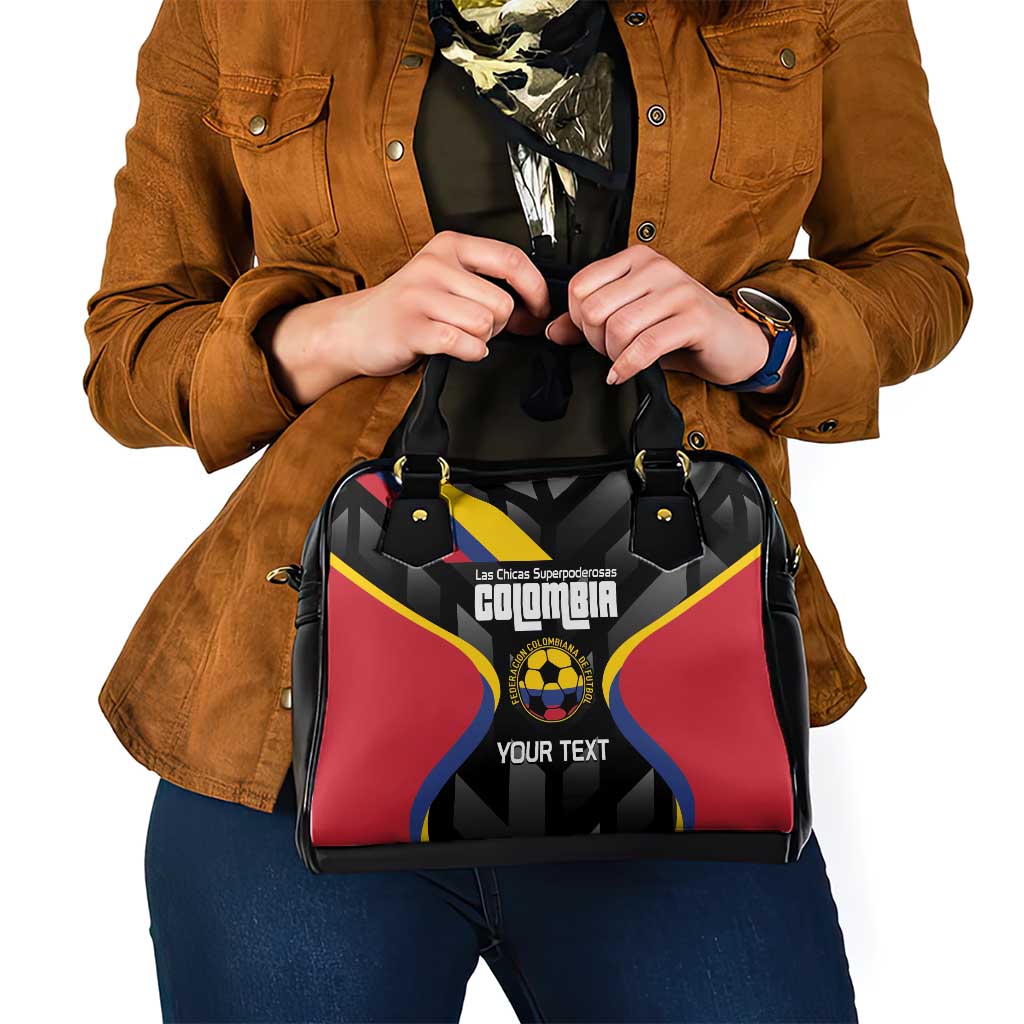 Custom Colombia Football Shoulder Handbag Vamos Las Chicas Superpoderosas - Wonder Print Shop