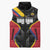 Custom Colombia Football Sleeveless Puffer Jacket Vamos Las Chicas Superpoderosas - Wonder Print Shop