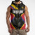 Custom Colombia Football Sleeveless Zip Hoodie Vamos Las Chicas Superpoderosas - Wonder Print Shop