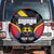 Custom Colombia Football Spare Tire Cover Vamos Las Chicas Superpoderosas - Wonder Print Shop