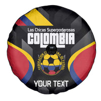Custom Colombia Football Spare Tire Cover Vamos Las Chicas Superpoderosas - Wonder Print Shop