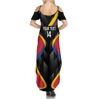 Custom Colombia Football Summer Maxi Dress Vamos Las Chicas Superpoderosas - Wonder Print Shop