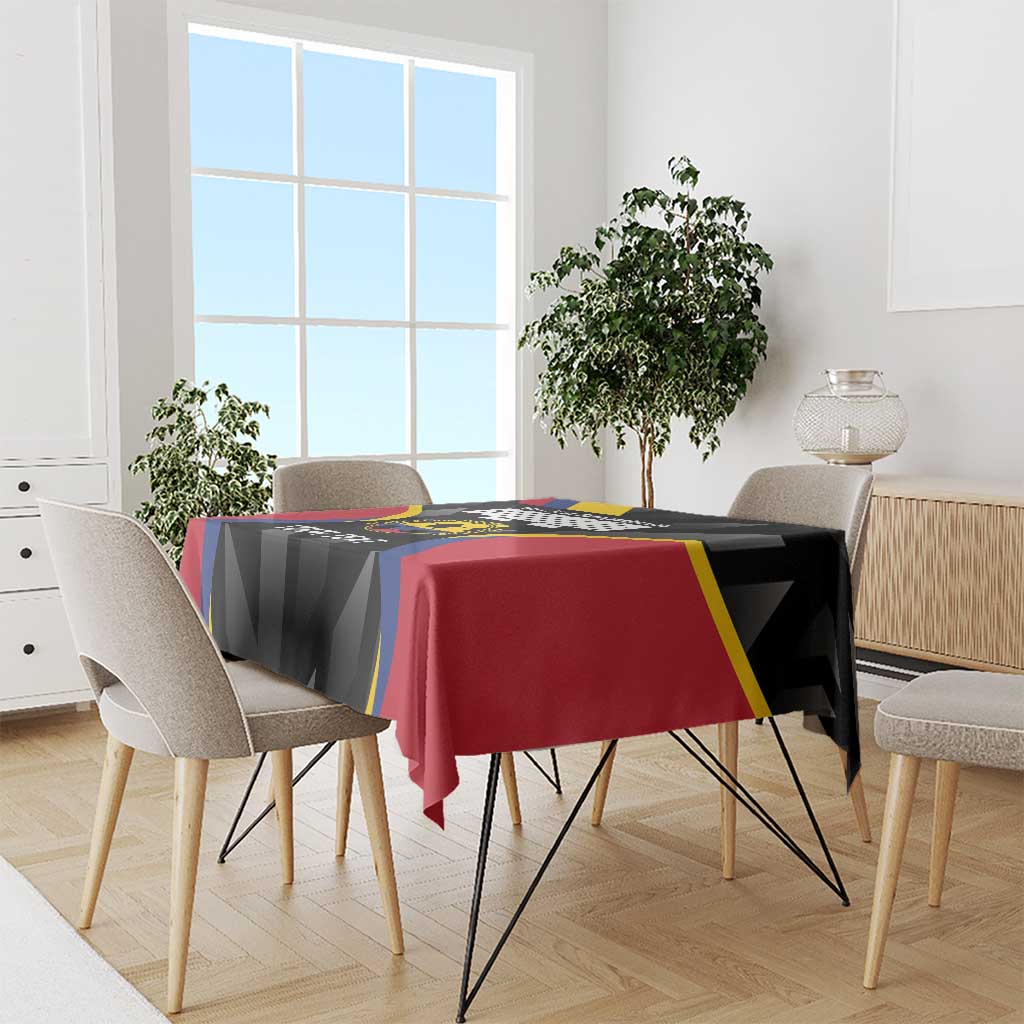 Custom Colombia Football Tablecloth Vamos Las Chicas Superpoderosas - Wonder Print Shop