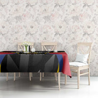 Custom Colombia Football Tablecloth Vamos Las Chicas Superpoderosas - Wonder Print Shop